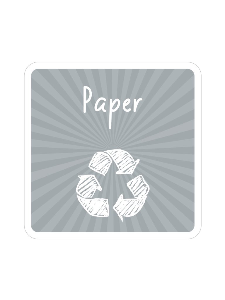 MOSAIC – Label – Paper – Grey