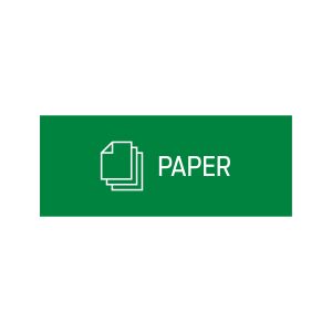 RISE - Double - Sign - Paper - Green