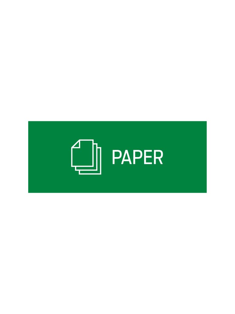 RISE – Double – Sign – Paper – Green