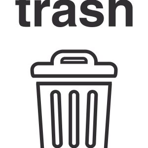 trash logo