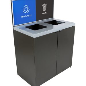 SESSANTA - Double - Recyclables - Waste  - Full  - Slate