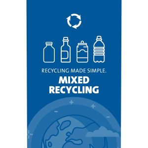 EXPRESSION - Sign - Mixed Recycling - Blue