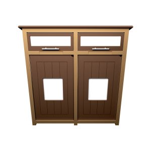 AURA - Double - Unit - Lift - Cedar-Brown