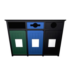 3d outdoor garbage bins