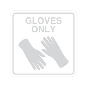 WASTE WATCHER - Label - Gloves Only - Clear-White