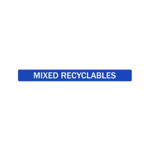 ASPYRE - Label - Mixed Recyclables - Blue-White