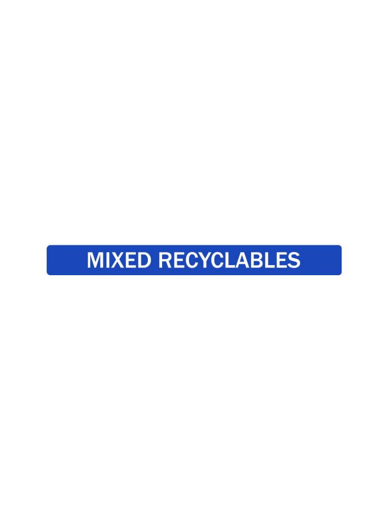 ASPYRE – Label – Mixed Recyclables – Blue-White