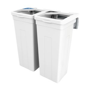 RISE - Double - Kit - Cans & Bottles-Waste - Full-Full - White-White