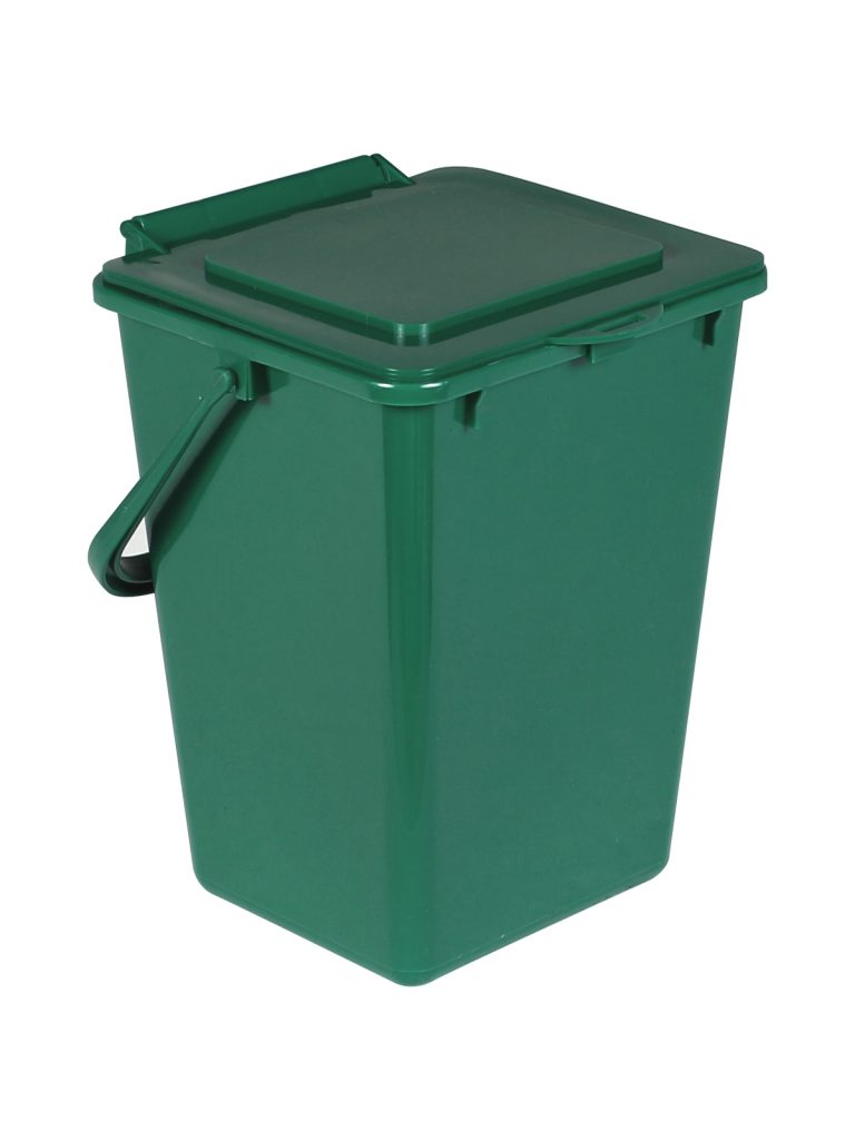 KITCHEN COMPOSTER – Single – Unit – Solid Lift – Compost Green PCR