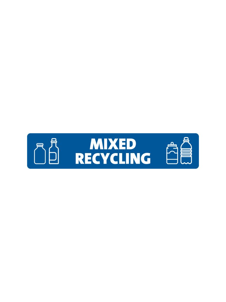 EXPRESSION – Label – Mixed Recycling – Blue