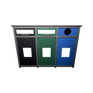 AURA - Triple - Unit - Lift-Lift-Circle - Grey-Black-Green-Blue