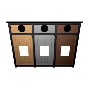 AURA - Triple - Unit - Circle - Black-Cedar-Grey-Brown