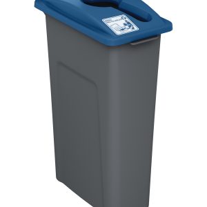 WASTE WATCHER - Single - Kit - Mixed Recyclables - Mixed - Grey PCR-Blue PCR