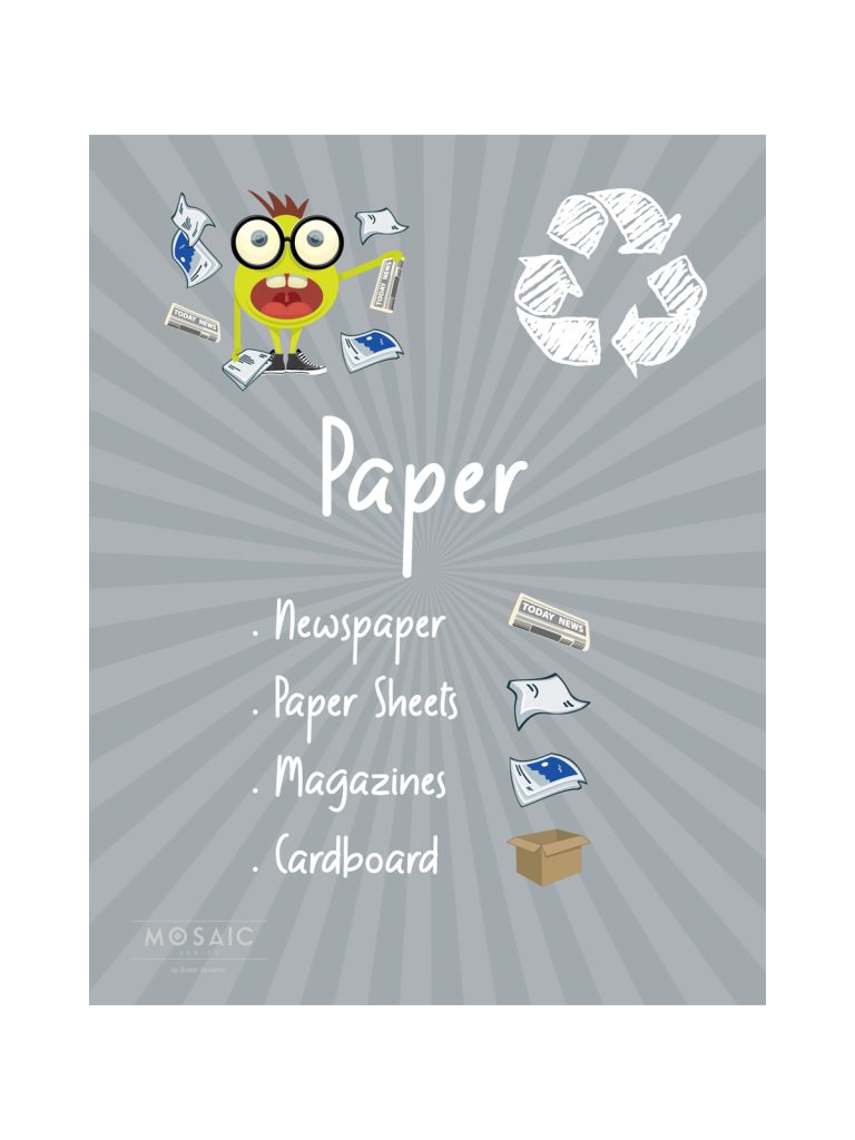 MOSAIC – Junior Body Sign – Junior – Paper – Grey