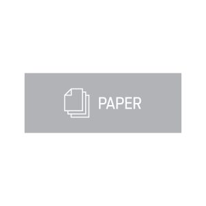 RISE - Triple - Sign - Paper - Grey