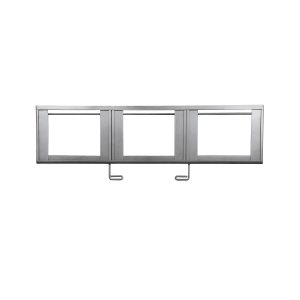 SUMMIT - Triple - Sign Frame - Silver
