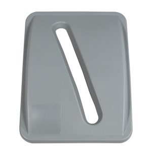 WASTE WATCHER - Single - Lid - Xl - Slot - Executive Grey