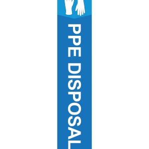 WASTE WATCHER - Label - PPE Disposal Gloves - Blue