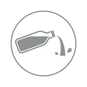 SPECTRUM - Label - Liquid Disposal - Clear-Silver