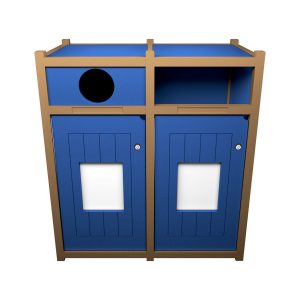 VISION - Double - Unit - Circle-Full - Cedar-Blue
