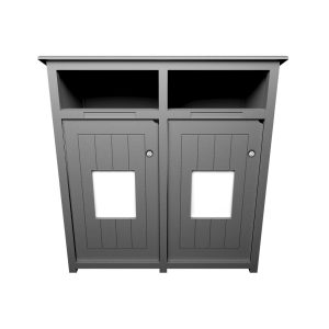 AURA - Double - Unit - Full - Grey