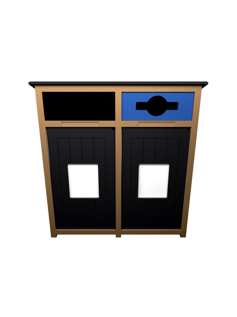 AURA – Double – Unit – Full-Mixed – Black-Cedar-Black-Blue