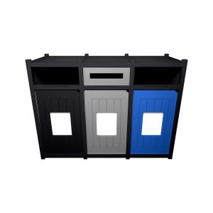 VISION - Triple - Unit - Full-Slot-Full - Black-Grey-Blue