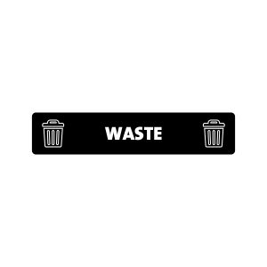 EXPRESSION - Label - Waste - Black