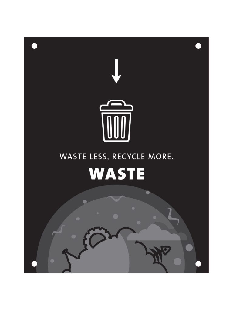 EVOLVE – Body Sign – Waste – Black