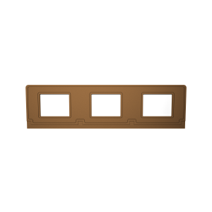 VISION - Triple - Sign Frame - Cedar