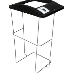 WIRE EVENT CONTAINER (2 Pack) - Single - Kit - Waste - Full - Black
