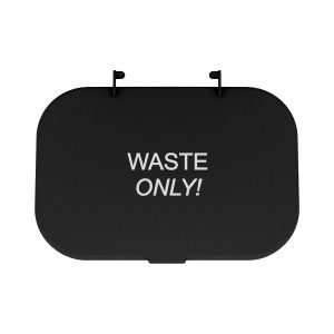 HANGING WASTE BASKET - Lid - Waste - Solid Lift - Black
