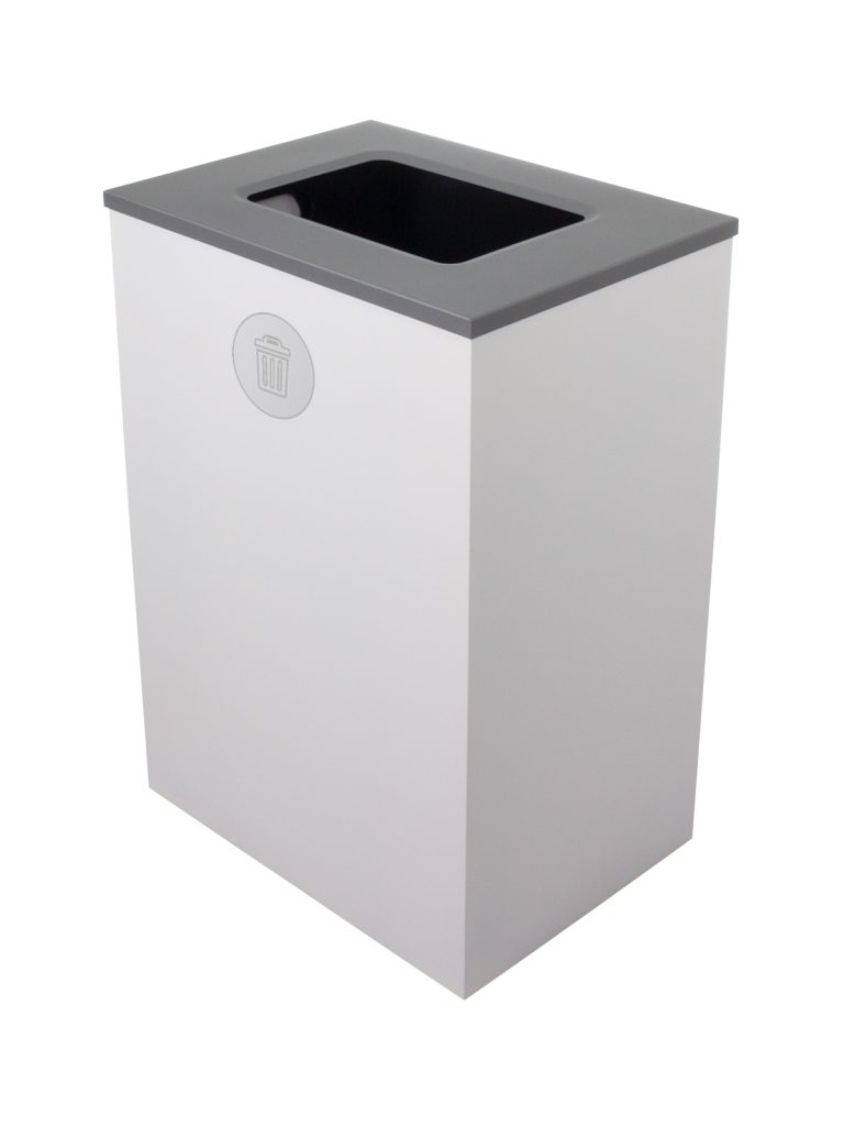 Compact Garbage Cubes SPECTRUM - Single - Kit - Cube - Xl - Waste - Full - White-Silver ...