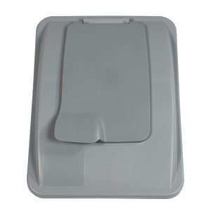 WASTE WATCHER - Single - Lid - Xl - Solid Lift - Executive Grey