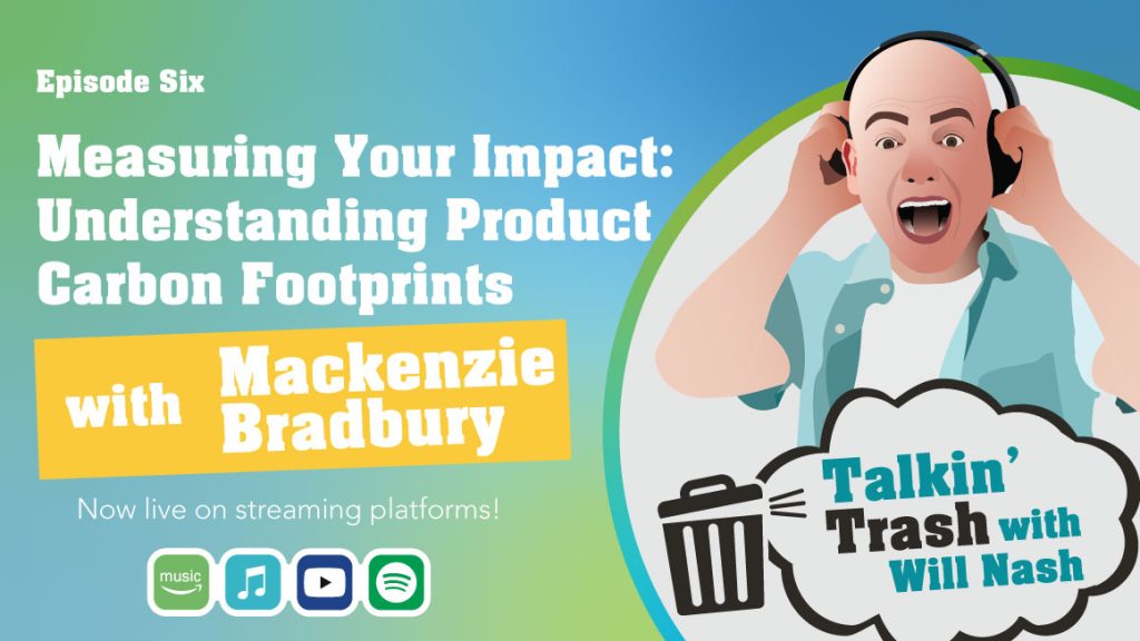 Podcast Episode title: Measuring your Impact beside logo for Talkin' Trash with Will Nash