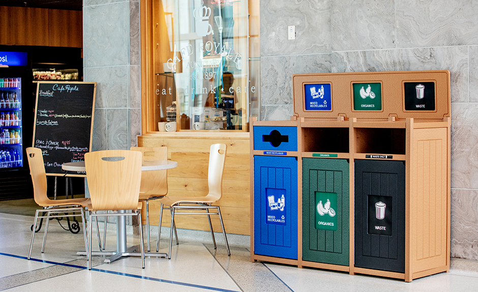 waste sorter bins