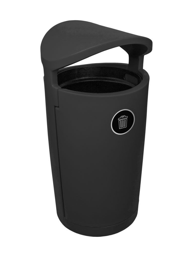 EURO – Single – Kit – Waste – Full – Charcoal Grey