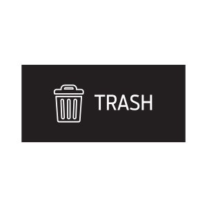trash logo