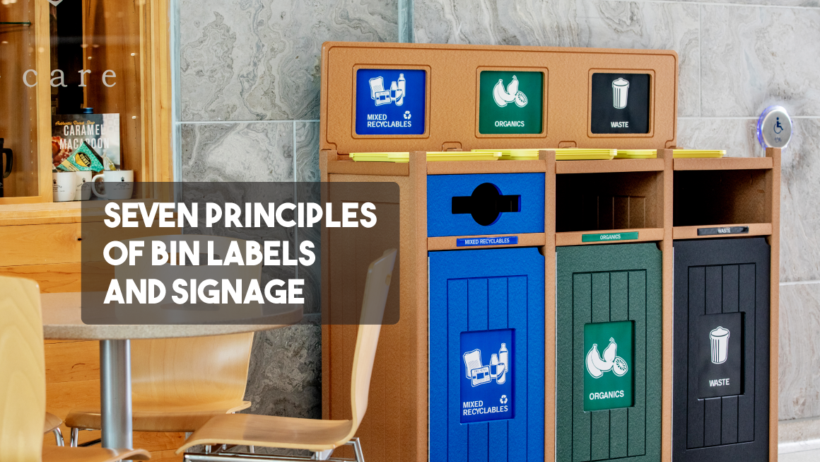 waste sorter bins advertisment