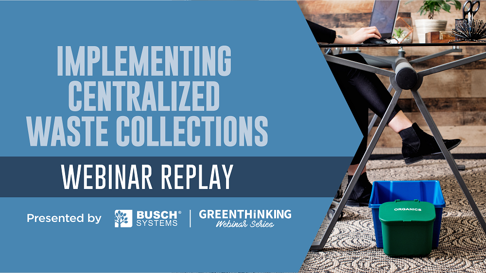 Implementing centralized waste collections banner