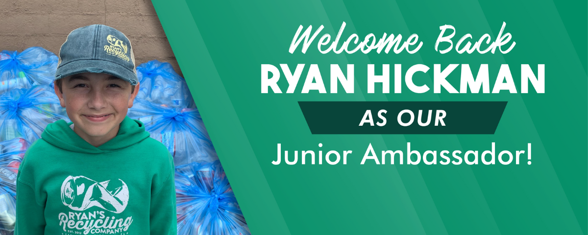 Ryan Hickman welcome back as junior ambassador banner