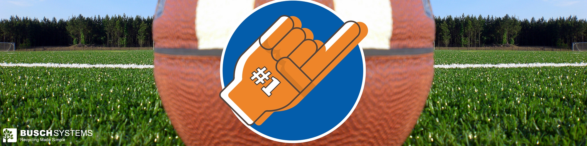 ball in the middle of a field