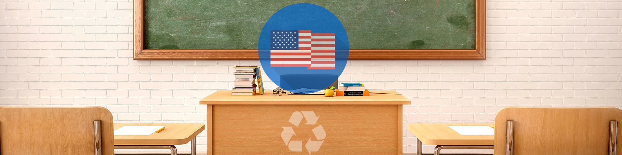 united states flag inside of a room