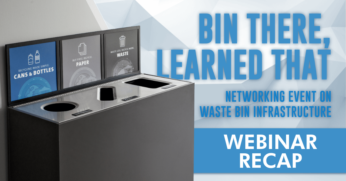 waste sorter bins, networking event on waste bin infrastructure