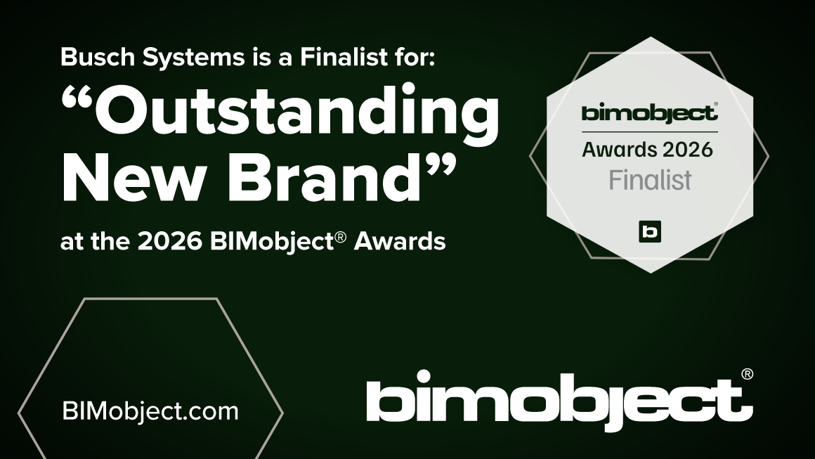 Outstanding New Brand award badge from BIMobject