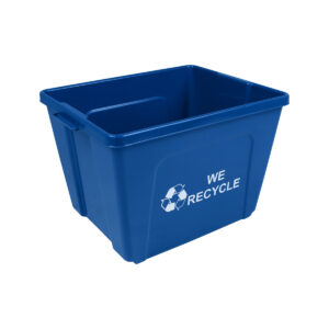 CURBSIDE - Single - Body - 14G - True 14 - Mobius Loop-We Recycle 2 Sides - Busch Blue