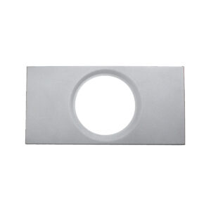 SPECTRUM - Single - Lid - Cube Slim - Circle - Sandtex Silver