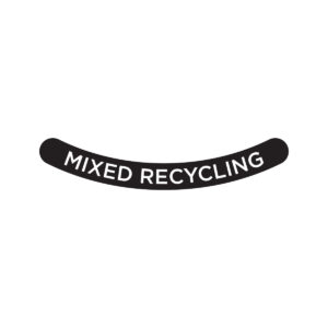 ASCEND - Label - Mixed Recycling - Black-White