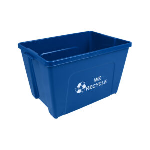 CURBSIDE - Single - Body - 18G - True 18 - Mobius Loop-We Recycle 2 Sides - Busch Blue