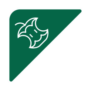 FUSION - Label - Hd Front-Load Triangle - Compost/Organics - Green